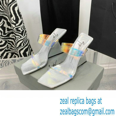 Giuseppe Zanotti Heel 8.5cm Florance Plexi PVC Mules 03 2023