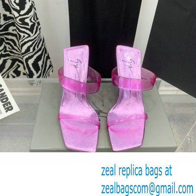 Giuseppe Zanotti Heel 8.5cm Florance Plexi PVC Mules 04 2023