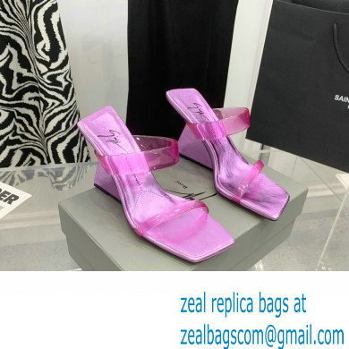 Giuseppe Zanotti Heel 8.5cm Florance Plexi PVC Mules 04 2023