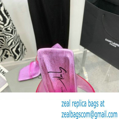 Giuseppe Zanotti Heel 8.5cm Florance Plexi PVC Mules 04 2023