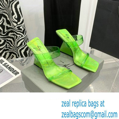 Giuseppe Zanotti Heel 8.5cm Florance Plexi PVC Mules 05 2023