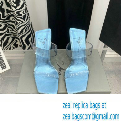 Giuseppe Zanotti Heel 8.5cm Florance Plexi PVC Mules 06 2023