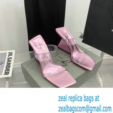 Giuseppe Zanotti Heel 8.5cm Florance Plexi PVC Mules 07 2023