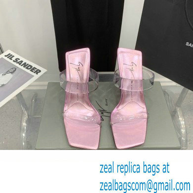 Giuseppe Zanotti Heel 8.5cm Florance Plexi PVC Mules 07 2023