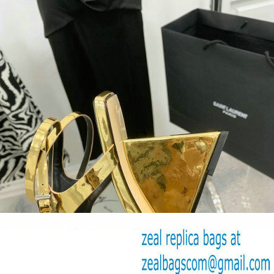 Giuseppe Zanotti Heel 8.5cm Tutankamon patent leather sandals Gold 2023