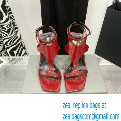 Giuseppe Zanotti Heel 8.5cm Tutankamon patent leather sandals Red 2023