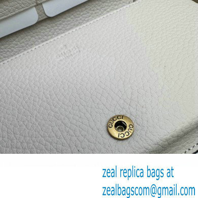Gucci Chain wallet with Interlocking G python bow 746056 White 2023 - Click Image to Close