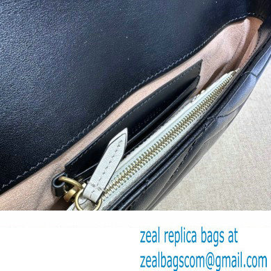 Gucci GG Marmont mini card case chain wallet 751526 Black 2023
