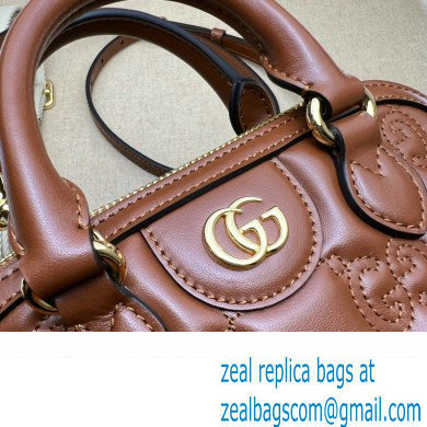 Gucci GG Matelasse handbag 727793 Brown 2023 - Click Image to Close