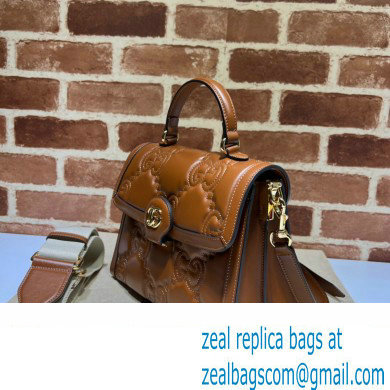 Gucci GG Matelasse handbag 736877 Brown 2023