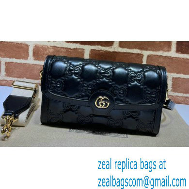 Gucci GG Matelasse small bag 724529 Black 2023 - Click Image to Close