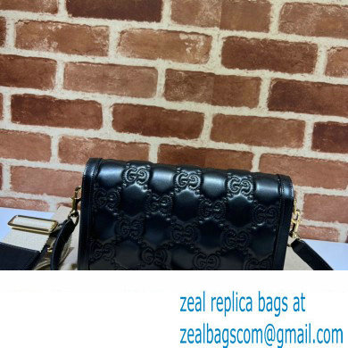 Gucci GG Matelasse small bag 724529 Black 2023 - Click Image to Close