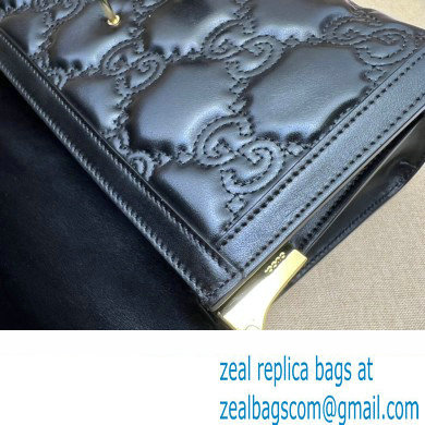 Gucci GG Matelasse small bag 724529 Black 2023 - Click Image to Close