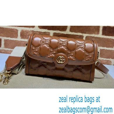 Gucci GG Matelasse small bag 724529 Brown 2023