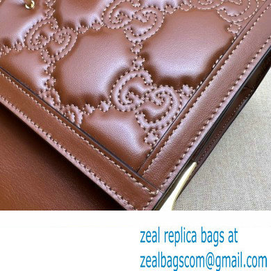 Gucci GG Matelasse small bag 724529 Brown 2023