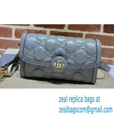 Gucci GG Matelasse small bag 724529 Gray 2023