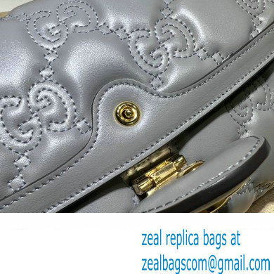 Gucci GG Matelasse small bag 724529 Gray 2023