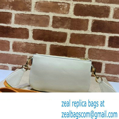 Gucci Leather Blondie mini bag 724599 White 2023 - Click Image to Close