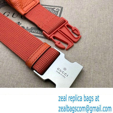 Gucci Leather Jumbo GG belt Bag 645093 Orange 2023 - Click Image to Close