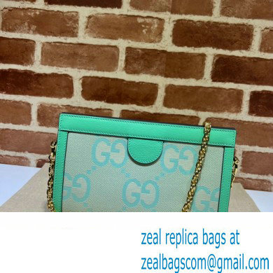 Gucci Ophidia jumbo GG small shoulder bag 503877 Green 2023