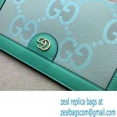 Gucci Ophidia jumbo GG small shoulder bag 503877 Green 2023