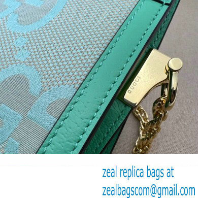 Gucci Ophidia jumbo GG small shoulder bag 503877 Green 2023