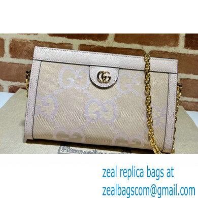 Gucci Ophidia jumbo GG small shoulder bag 503877 Pink 2023
