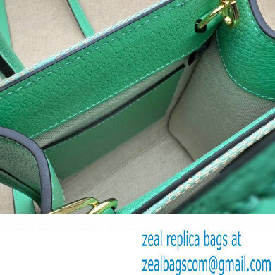 Gucci jumbo GG mini tote bag 671623 Green 2023