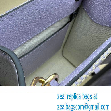Gucci jumbo GG mini tote bag 671623 Lilac 2023 - Click Image to Close
