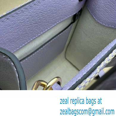 Gucci jumbo GG mini tote bag 671623 Lilac 2023