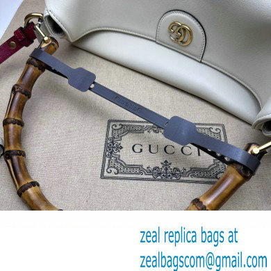 Gucci leather Diana large shoulder bag 746245 White 2023