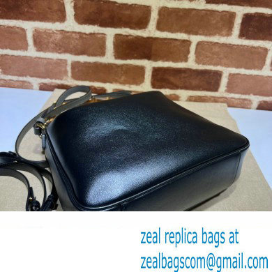 Gucci leather Diana medium shoulder bag 746124 Black 2023 - Click Image to Close