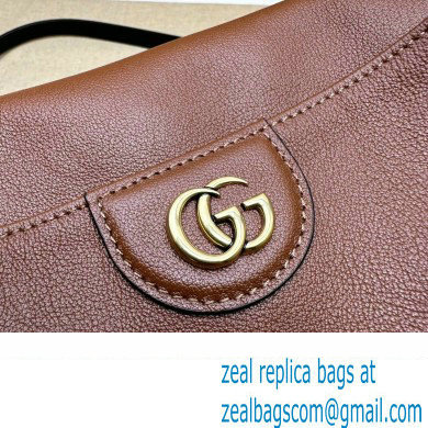 Gucci leather Diana medium shoulder bag 746124 Brown 2023 - Click Image to Close