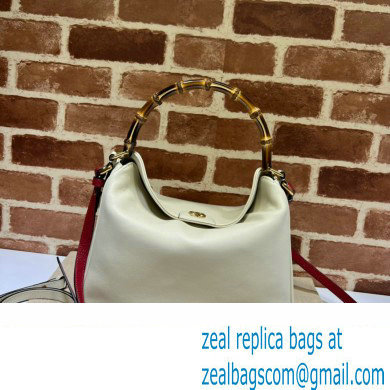 Gucci leather Diana medium shoulder bag 746124 White 2023 - Click Image to Close