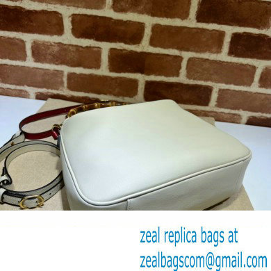 Gucci leather Diana medium shoulder bag 746124 White 2023 - Click Image to Close