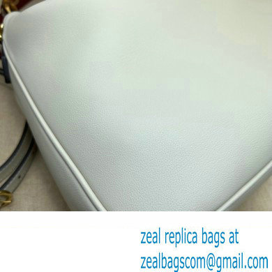 Gucci leather Diana medium shoulder bag 746124 White 2023 - Click Image to Close