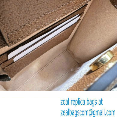 Gucci leather Diana mini tote bag 739079 Brown 2023 - Click Image to Close