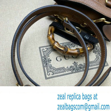 Gucci leather Diana mini tote bag 739079 Brown 2023 - Click Image to Close