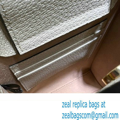 Gucci leather Diana mini tote bag 739079 White 2023 - Click Image to Close