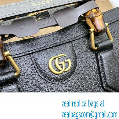 Gucci leather Diana small shoulder bag 735153 Black 2023