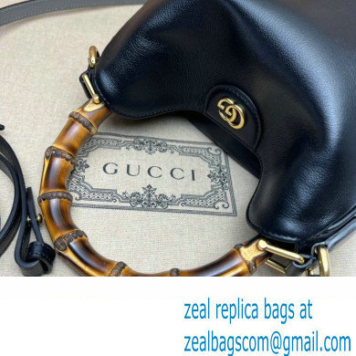 Gucci leather Diana small shoulder bag 746251 Black 2023 - Click Image to Close
