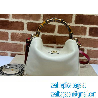 Gucci leather Diana small shoulder bag 746251 White 2023 - Click Image to Close