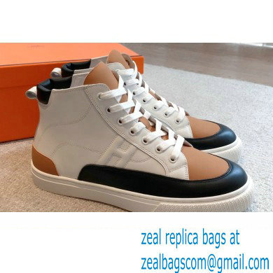 Hermes District High-top Women/Men Sneakers 01 2023