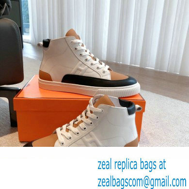 Hermes District High-top Women/Men Sneakers 01 2023