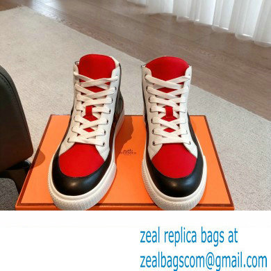 Hermes District High-top Women/Men Sneakers 02 2023