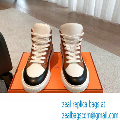 Hermes District High-top Women/Men Sneakers 03 2023 - Click Image to Close