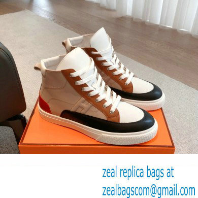 Hermes District High-top Women/Men Sneakers 03 2023