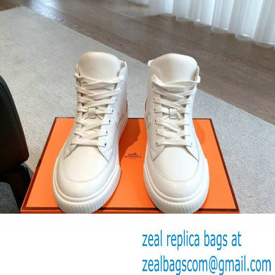 Hermes District High-top Women/Men Sneakers 04 2023