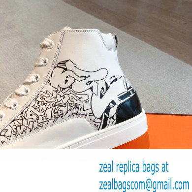 Hermes District High-top Women/Men Sneakers 06 2023 - Click Image to Close