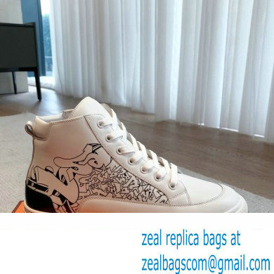 Hermes District High-top Women/Men Sneakers 06 2023